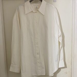 H&M White Women’s Button Down Shirt